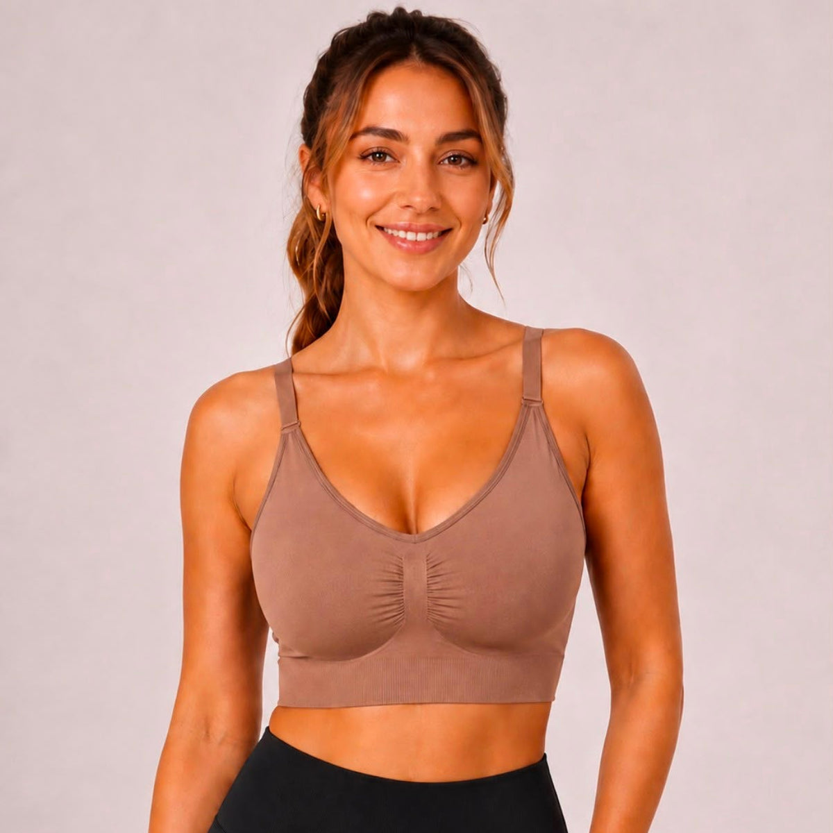 Reggiseno senza ferretto comodo e senza cuciture